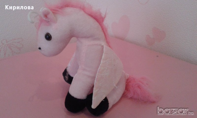 детски плюшени играчки - розово пони , снимка 1