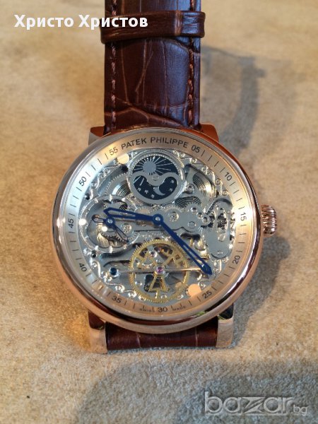 Мъжки луксозен часовник PATEK PHILIPPE клас ААА+ реплика, снимка 1