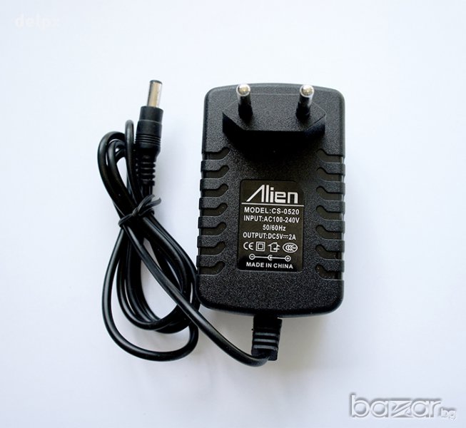 Мрежов адаптер стабилизиран с букса 5,5х2,1  5V 2A, снимка 1