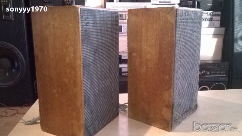 Heco-retro-2 броя стари колони 38/22/18см-внос швеицария, снимка 1