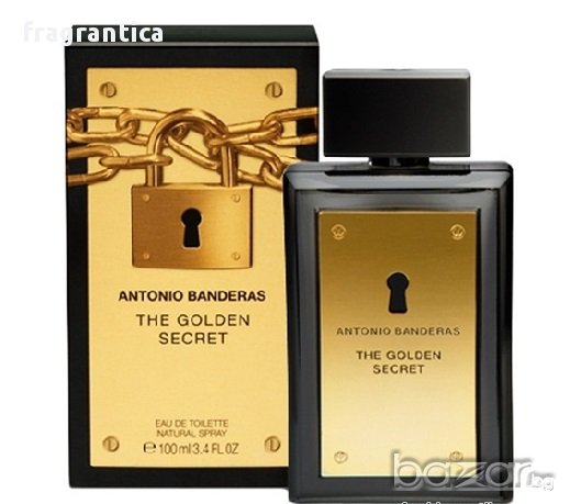 The Golden Secret Antonio Banderas EDT тоалетна вода за мъже 100мл Оригинален продукт, снимка 1