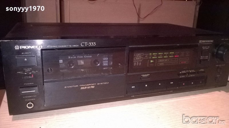 pioneer ct-333 hx-pro/2motors/bias/japan-внос франция, снимка 1
