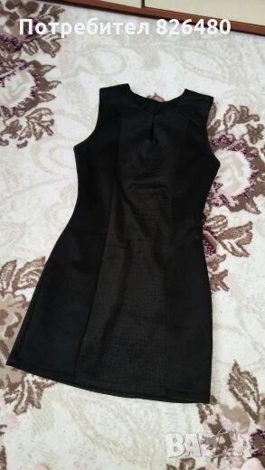 Плътна черна рокля, снимка 1