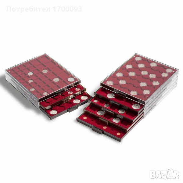 Табли За Съхранение На Монети С Защитен Капак - 12 вида, снимка 1