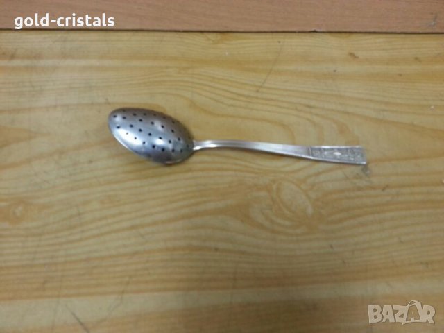 Руска лъжичка за чай с цедка