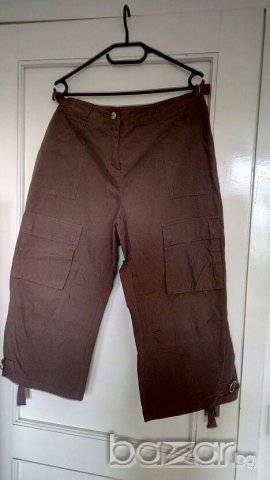 Светлокафяв панталон 3/4, снимка 2 - Панталони - 20762580