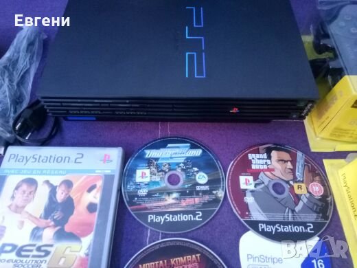 Плейстейшън 2 Playstation 2 с джойстик и флашка с Игри, снимка 2 - Други игри и конзоли - 23940403