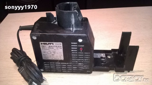 Hilti cu10 charger 36v-за перфоратор-внос швеицария, снимка 1 - Бормашини - 14883539