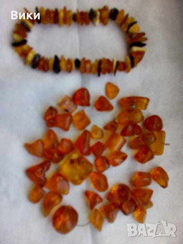 Гривна кехлибар и кехлибар, снимка 8 - Колекции - 26134345