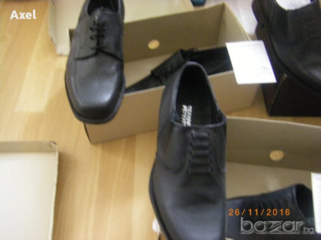 Мъжки нови естествена кожа обувки, снимка 3 - Ежедневни обувки - 16546509