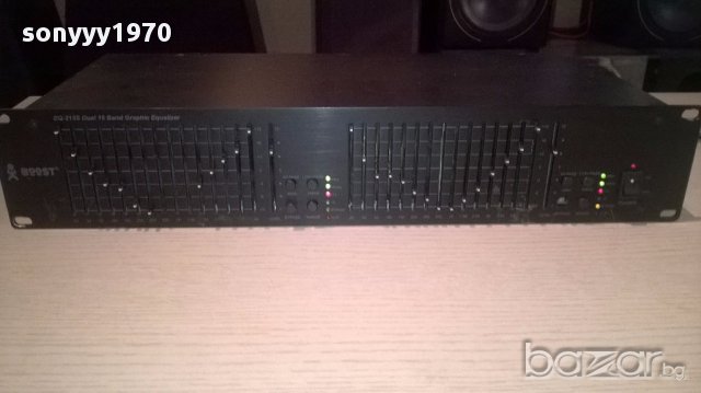 Boost eq-215s dual 15 band equalizer-внос швеицария, снимка 7 - Ресийвъри, усилватели, смесителни пултове - 12925918