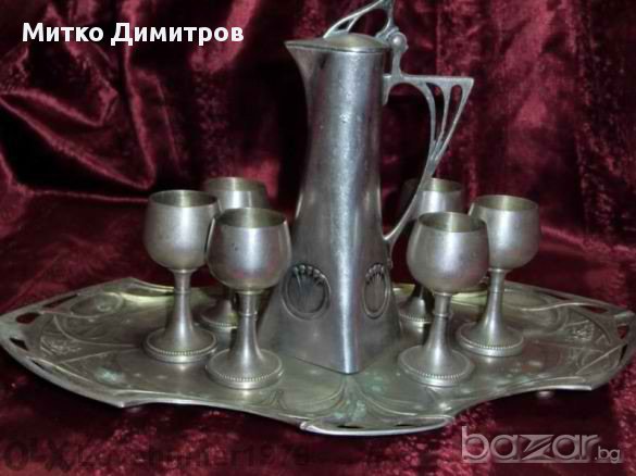 W.M.F.-СЕРВИЗ -30-те г., снимка 4 - Антикварни и старинни предмети - 10431512