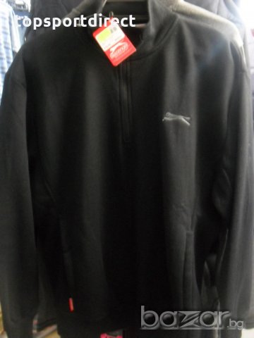 Slazinger 100%оригинал Cпортно горнище 1/4цип ватирано внос Англия., снимка 5 - Блузи - 20261211