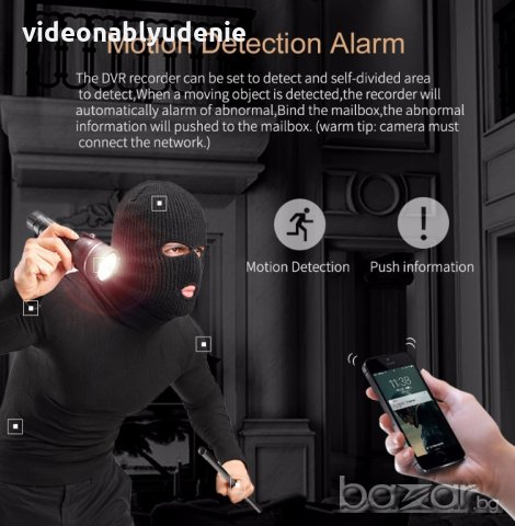 Метална Full HD 1/2 Mегапикселова Onvif IR-Cut P2P 4 Array Ударо/Водоустойчива Охранителна Ip Камера, снимка 9 - IP камери - 19532727