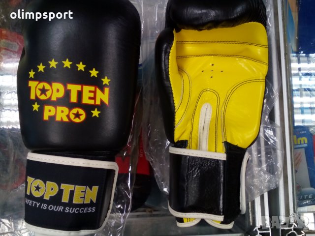 боксови ръкавици Top Ten нови 8 унции кожа в оригинална опаковка в Бокс в  гр. Варна - ID24999940 — Bazar.bg