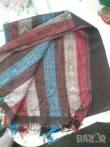 Pashmina. Кашмир и коприна. Голям шал.  