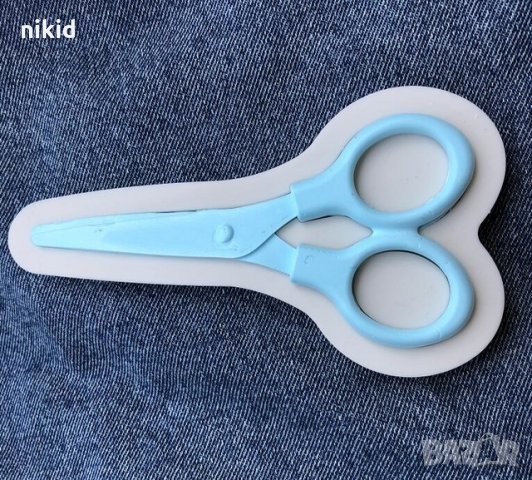 Голяма ножица  силиконов молд за фондан украса торта декорация шоколад