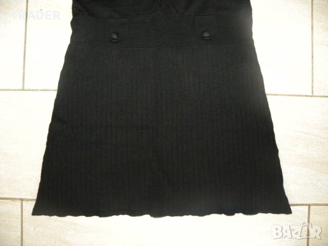 Дамска черна ластична рокля DANDARA, размер М, снимка 8 - Рокли - 23222418