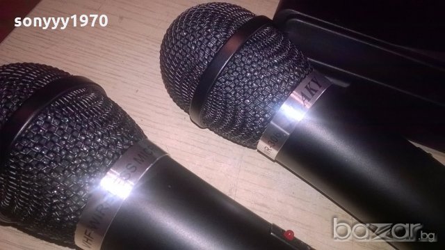 безжични микрофони с приемник с антени, снимка 10 - Микрофони - 19288462