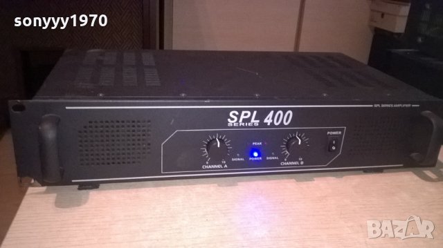 skytec spl400 stereo amplifier-внос швеицария, снимка 4 - Ресийвъри, усилватели, смесителни пултове - 22600320