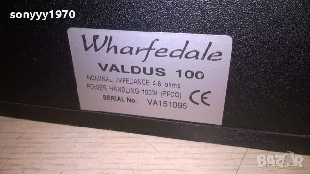 wharfedale  valdus 100-2x100w-27х18х17см-внос англия, снимка 13 - Тонколони - 23821373