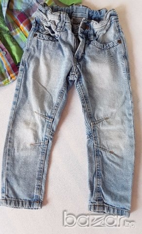 Дънки и риза 2-3 години, снимка 2 - Детски панталони и дънки - 19318534