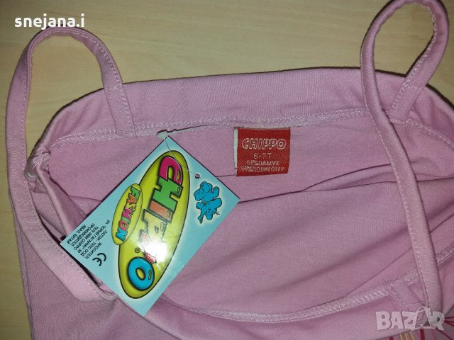 Ново лятно потниче за момиче 6-7 г., с етикет, снимка 3 - Детски тениски и потници - 21720538