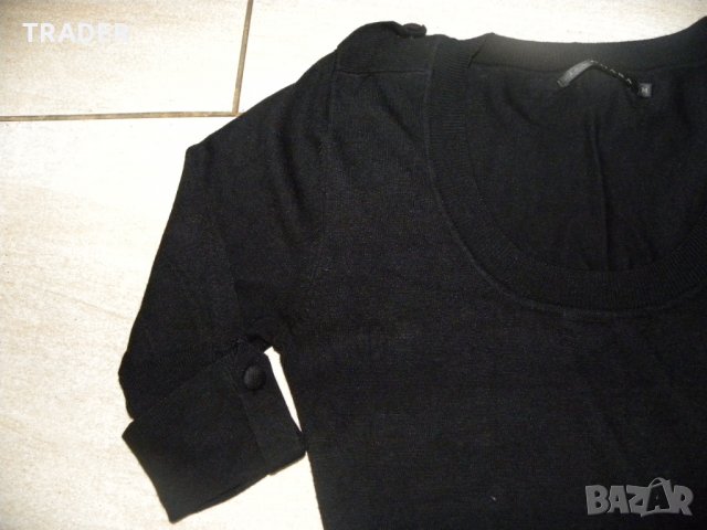 Дамска черна ластична рокля DANDARA, размер М, снимка 2 - Рокли - 23222418