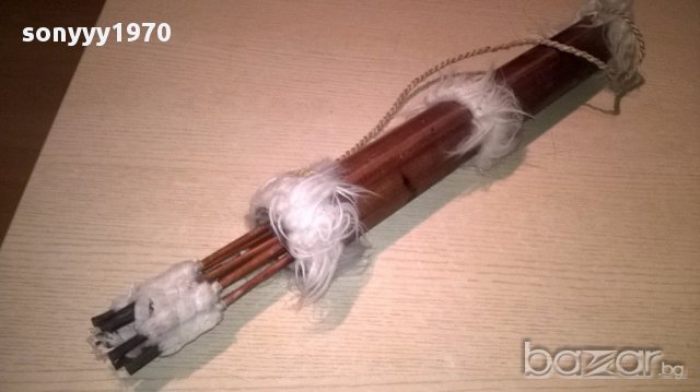 Стрели комплект с кобур от бамбук-58см-внос швеицария