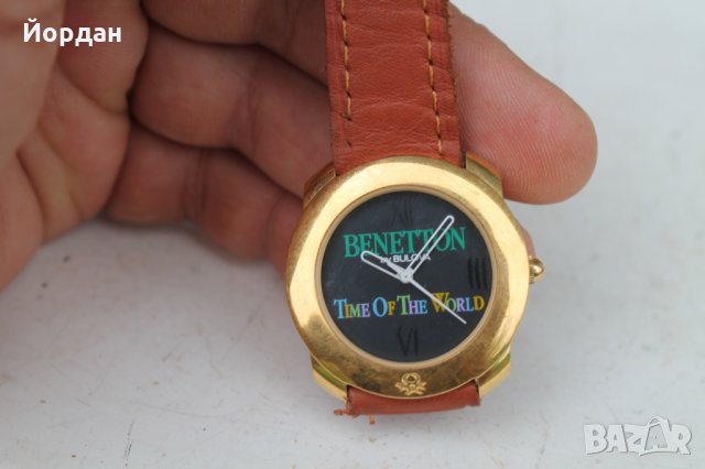 Часовник кварц Benetton, снимка 4 - Мъжки - 26063142