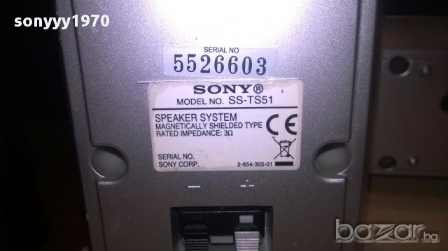 Sony 3 бр-център+2 колони-26/10/9см/15/10/9см-внос швеицария, снимка 9 - Тонколони - 15285739