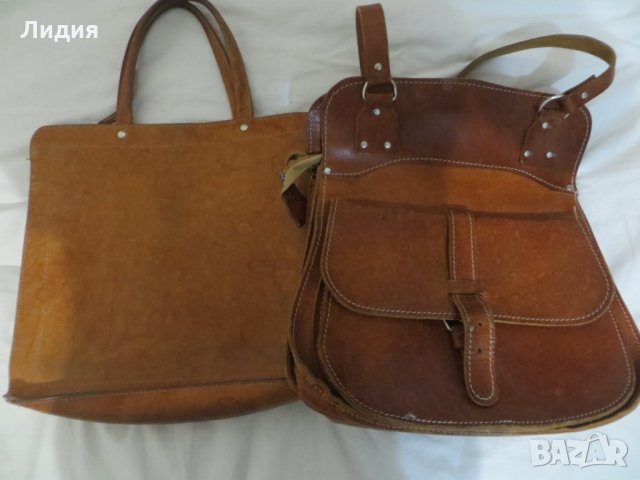 Дамски чанти естествена кожа, снимка 1