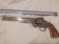 Огромен револвер, армейски пистолет Smith&Wesson 1869 Реплика за ценители , снимка 9