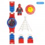 Детски часовник с играчка фигурка тип Лего Spiderman