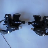 Продавам колела внос от Германия  комбинирани палцови команди SHIMANO ALTUS 9 SPEED, снимка 1 - Части за велосипеди - 22382867