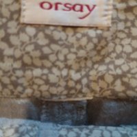 Дам.пола-"ORSAY"-/лен/,цвят-бежаво-сива. Закупена от Италия., снимка 7 - Поли - 21942700