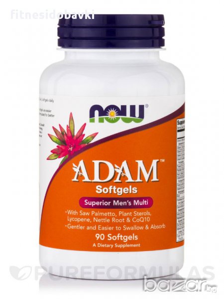 NOW Adam, 90 Softgels / 180 Softgels, снимка 1