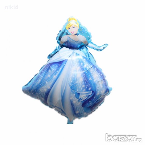 1 ВИД Пепеляшка огромен фолио фолиев гигант балон хелий и въздух, снимка 1