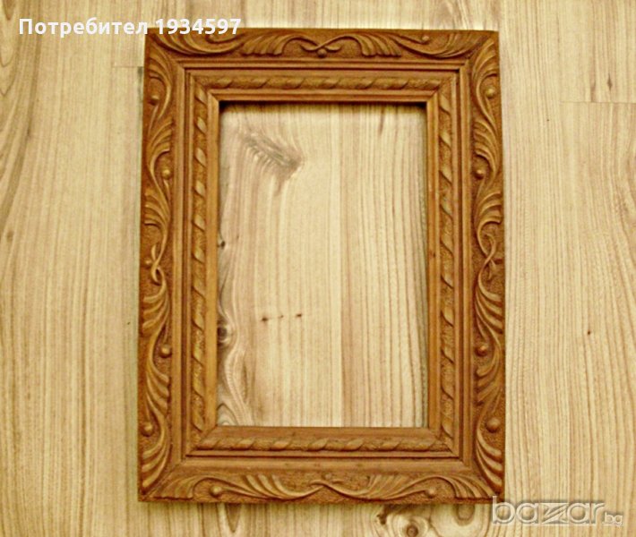 Рамка дърворезба, снимка 1