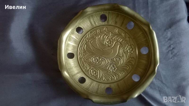 стара чиния за декорация, снимка 1