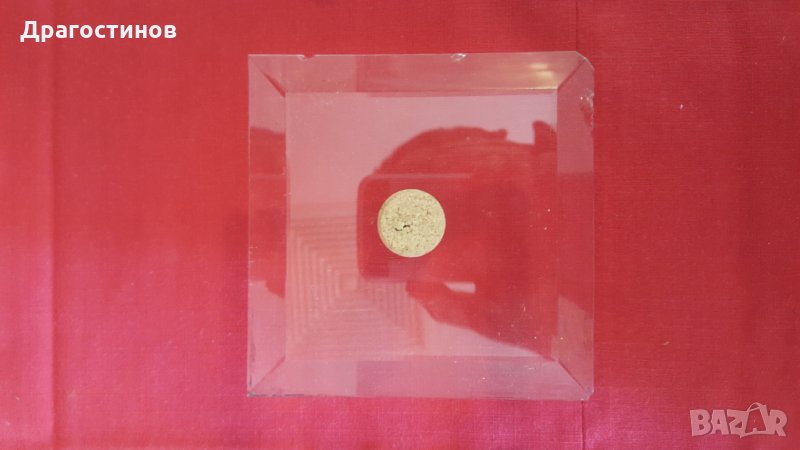 Кристални стъкла с фаска за стари бюфети. , снимка 1