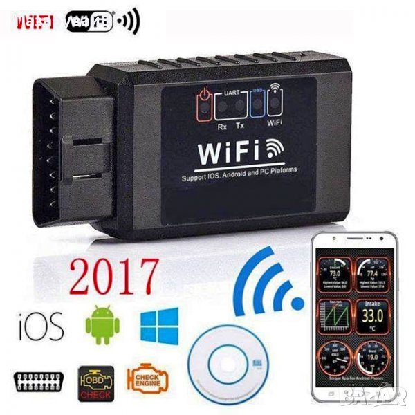 OBD Букса Универсална-Автодиагностика за Кола, снимка 1