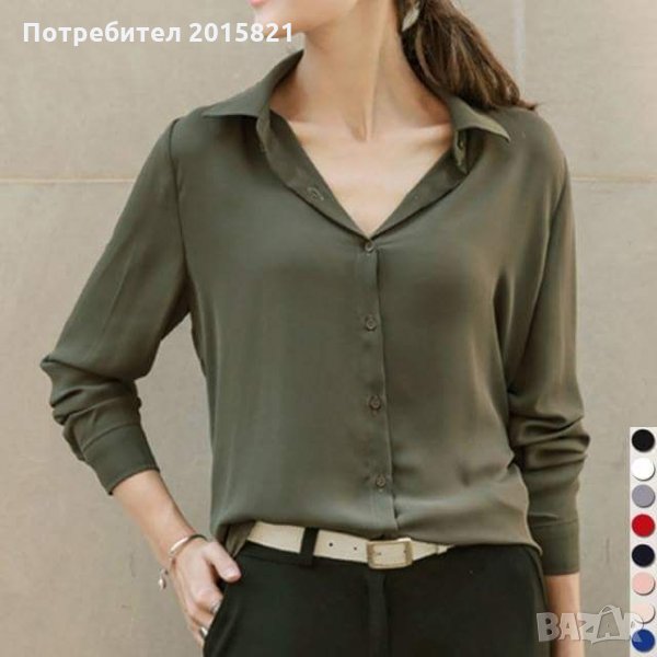 Риза тъмно зелена, снимка 1