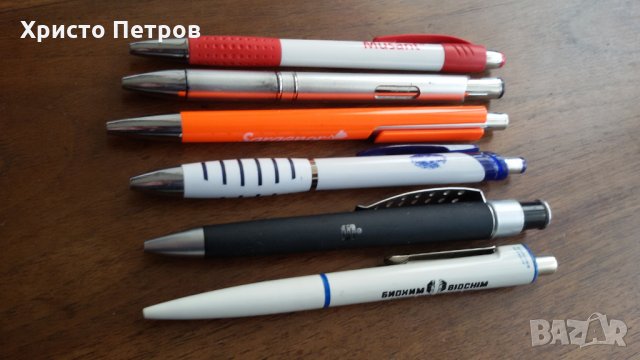 Химикалки разни 6 броя, снимка 3 - Ученически пособия, канцеларски материали - 24654439