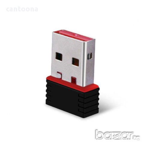 Mini Wireless 150Mbps USB Adapter WiFi 802.11n, снимка 2 - Мрежови адаптери - 15302328