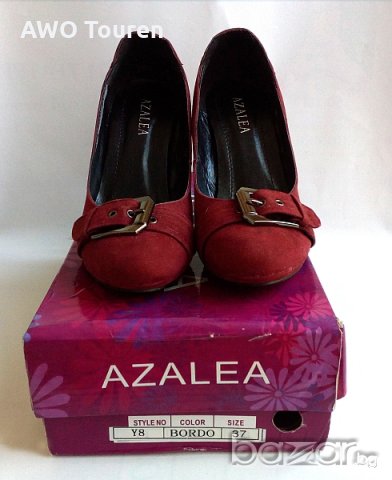 Елегантни дамски обувки бордо , номер 37 , снимка 5 - Дамски обувки на ток - 21449502