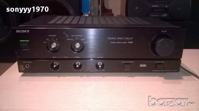 sony ta-f120a-amplifier-made in japan-внос швеицария