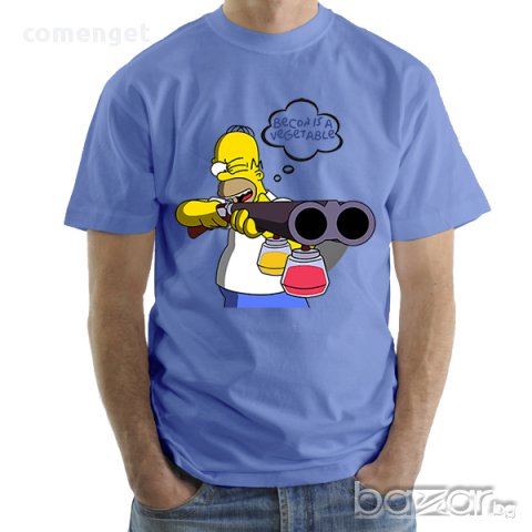 NEW! HOMER ХОУМЪР SIMPSON DONUT мъжка тениска! Поръчай модел с твоя снимка!, снимка 8 - Тениски - 12587393
