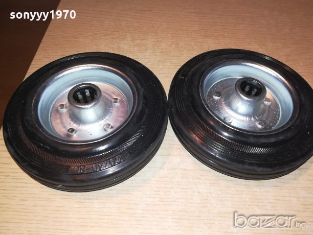 колела с метални джанти и плътни гуми-16х4см, снимка 2 - Други инструменти - 20806053