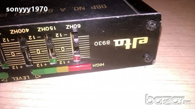 Elta 9830 amplifier/equalizer car audio-внос швеицария, снимка 4 - Аксесоари и консумативи - 16614025